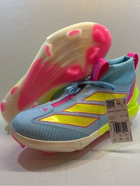 Size 10.5 Adidas Adizero Impact+ 2.0 TPU Baseball Cleats Blue Pink Men's
